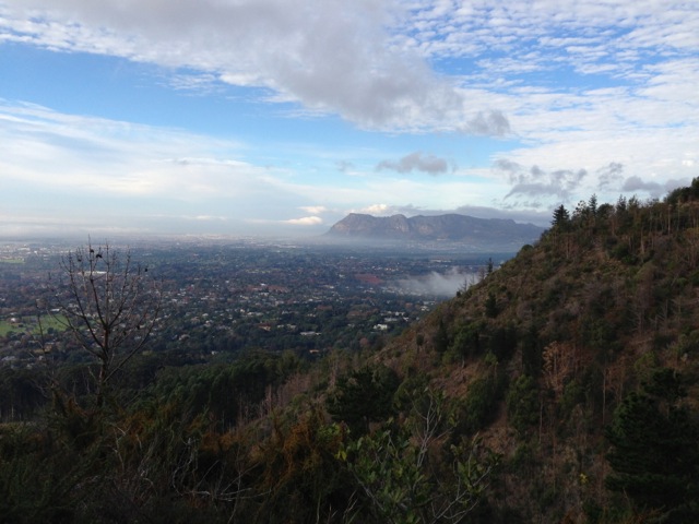 cecilia waterfall hike ou kaapse weg views