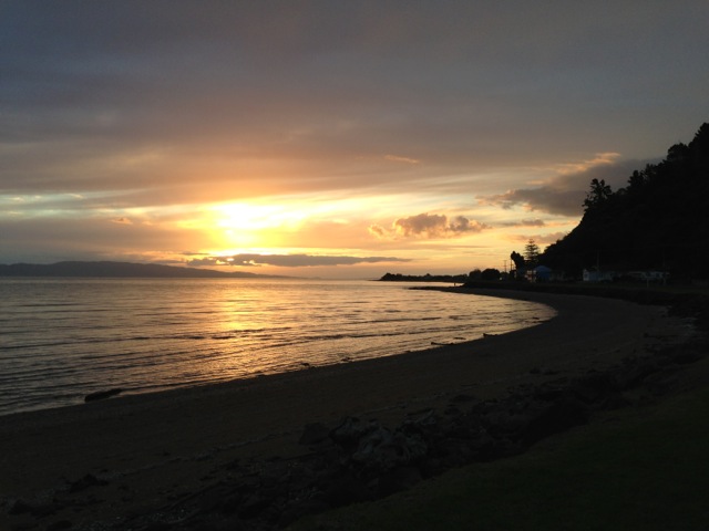 light beach sunset