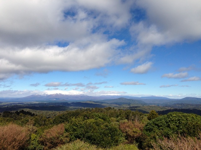 landscapes towards tongariro