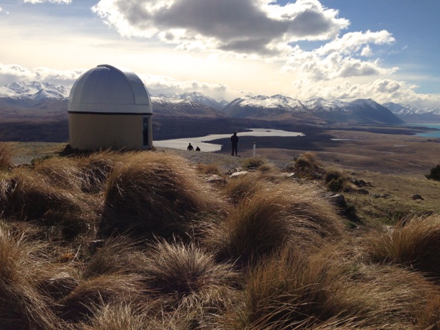 views from mt john observatory near lake tekapo