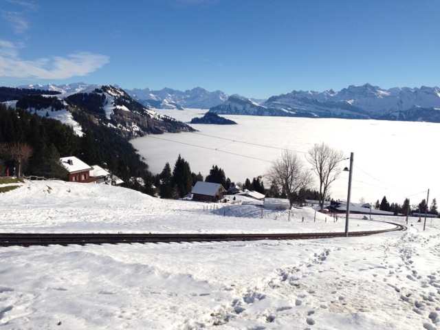 rigi views over the sea of cloud