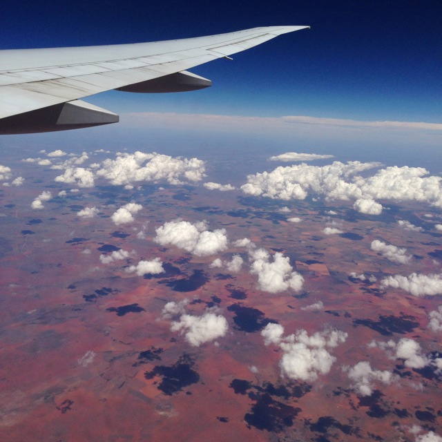 somewhere over south africa
