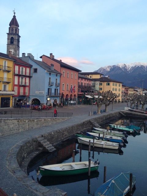 evening light in ascona