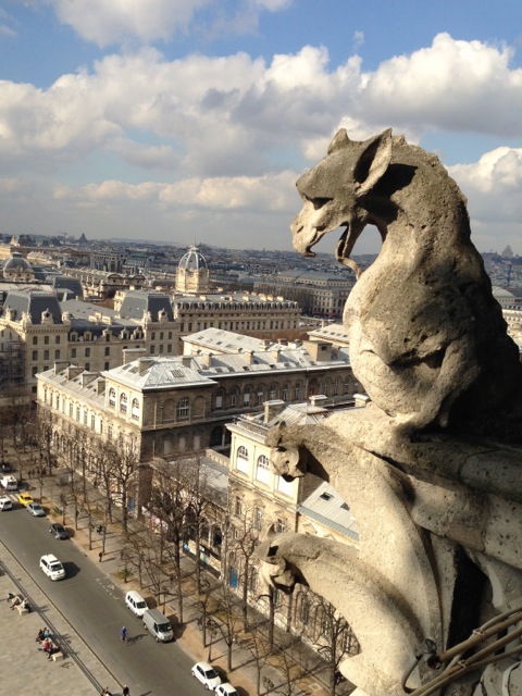 gargoyles at notre dame