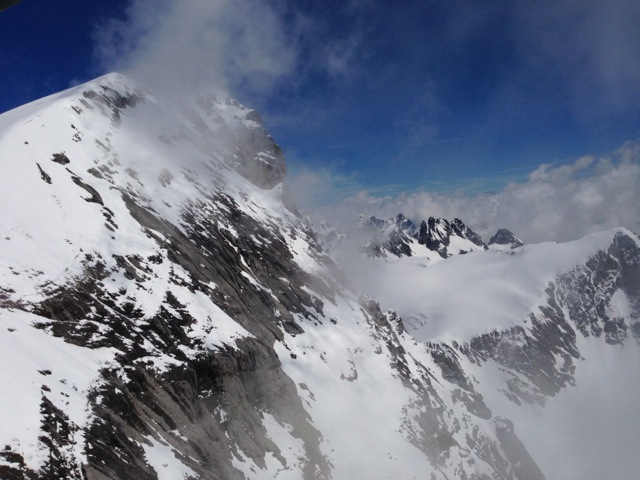 cloudy snowy titlis