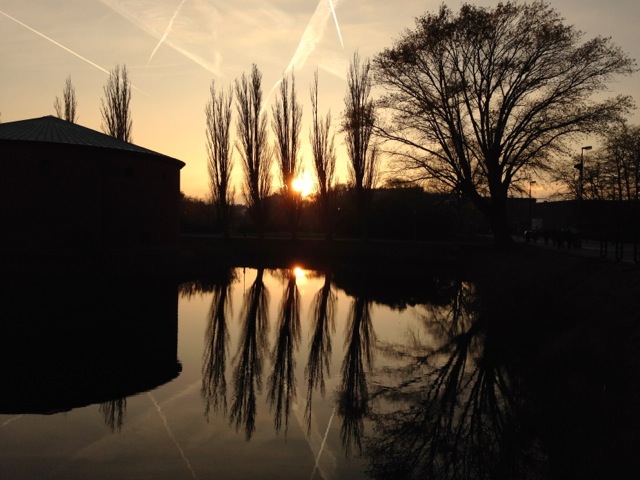 malmo castle sunset