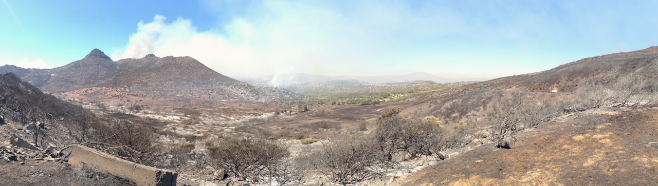 deep south fires towards noordhoek