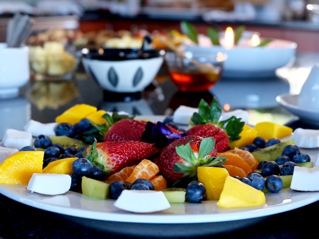 chakra fruit platter