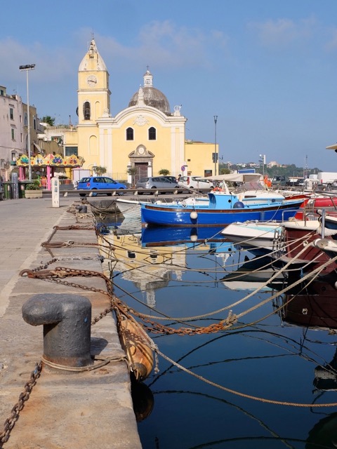 Marina Grande on Procida Island