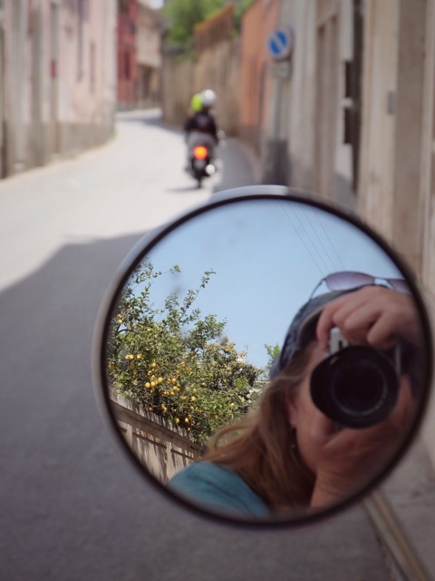 Procida streets are full of lemons