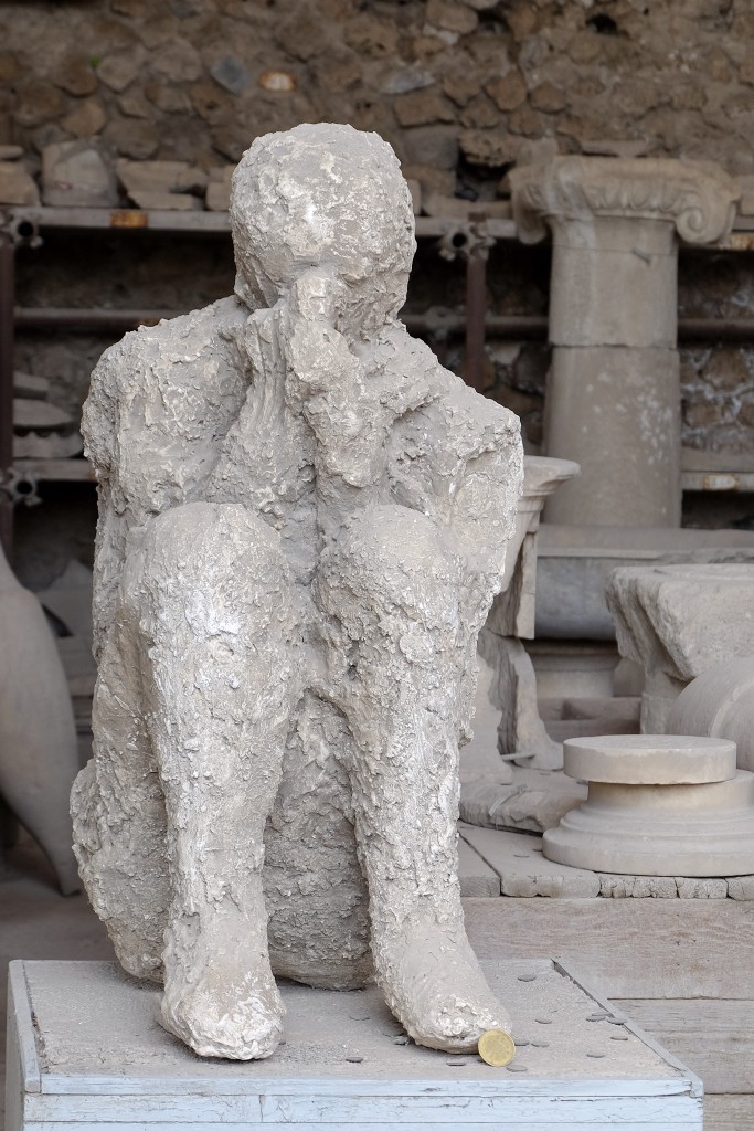 Pompeii preserved body